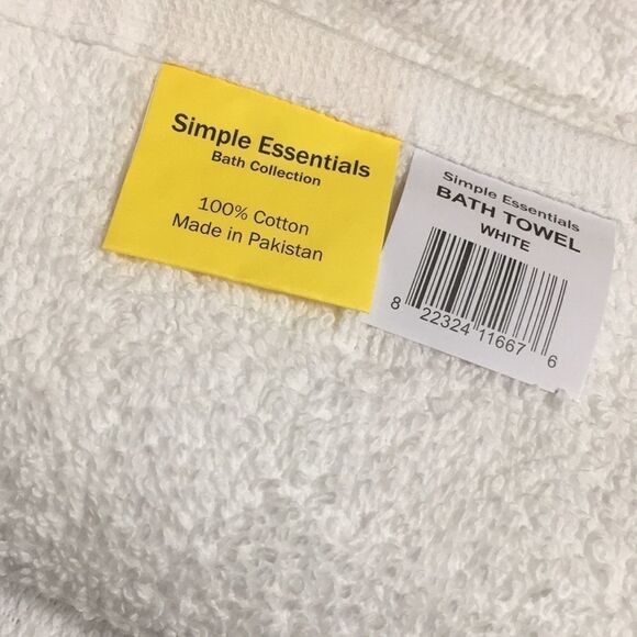 4 Piece simple essentials His Cotton Towel Set - Picture 5 of 11